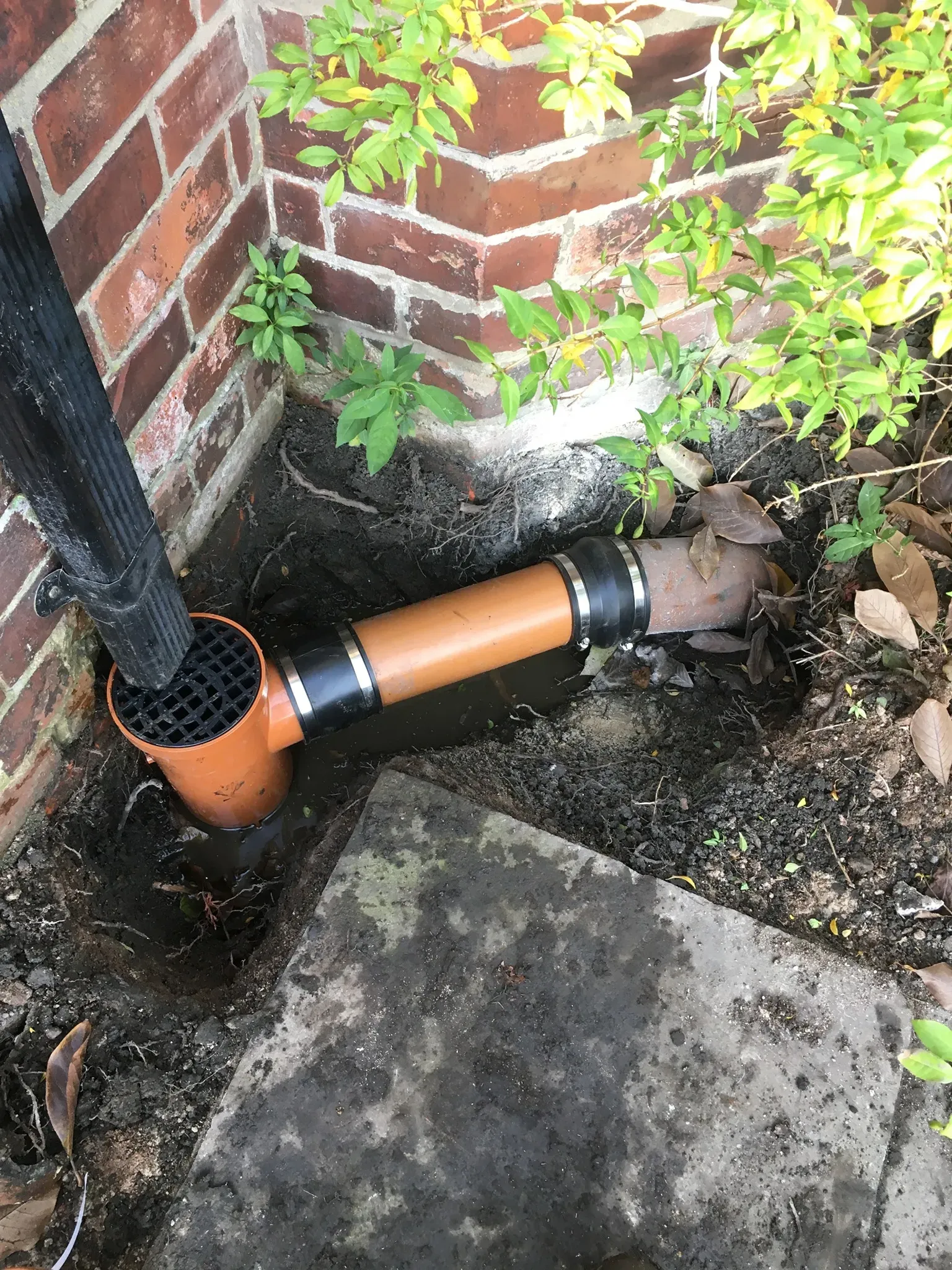 Clean water supply pipe repair or external trenching